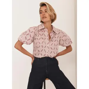 Mint Velvet Red Striped Jacquard Shirt